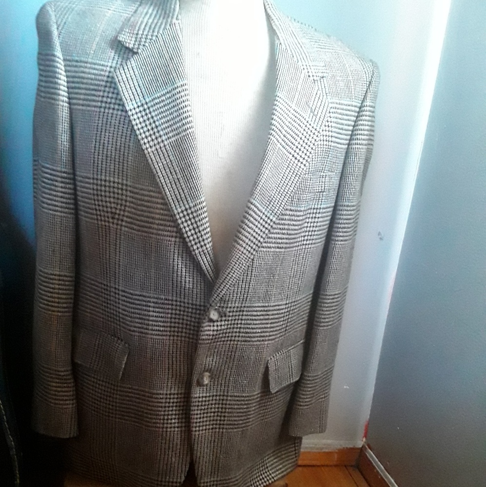 Vintage Grey Pinstripe Jacket